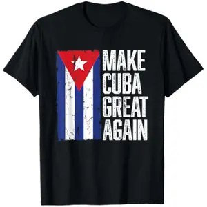 Make Cuba Great Again Cuban Flag Vintage Cuba T-Shirt