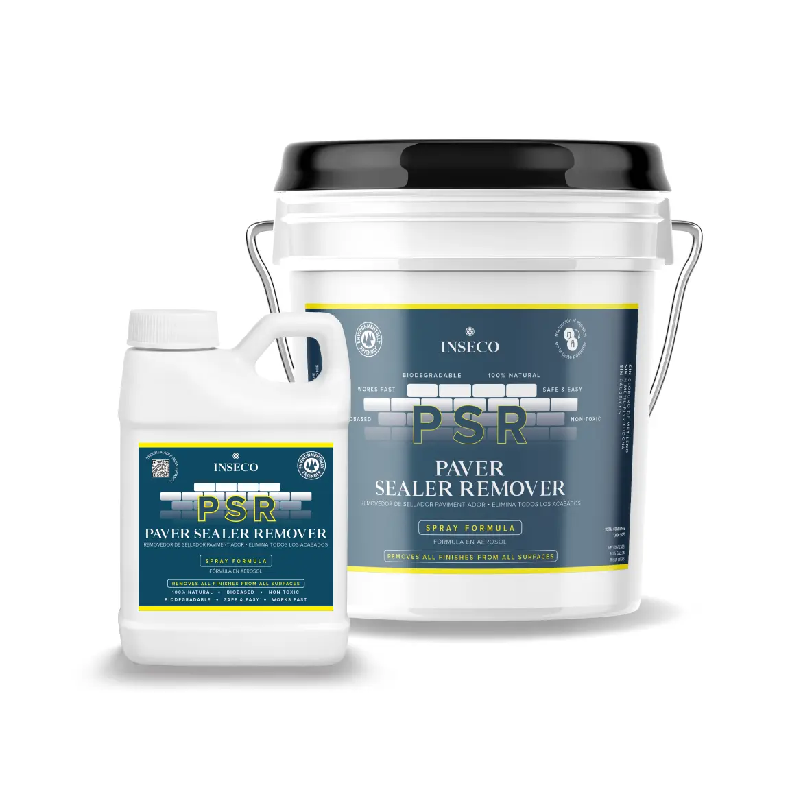 Paver Sealer Remover – PSR – SPRAY – 100% Natural – Removes All Finishes From All Surfaces