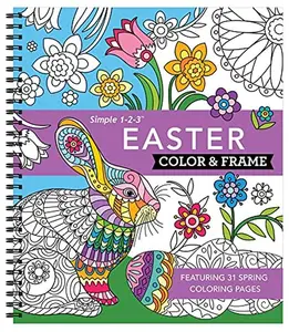 Color & Frame - Easter (Coloring Book) -- New Seasons - Spiral