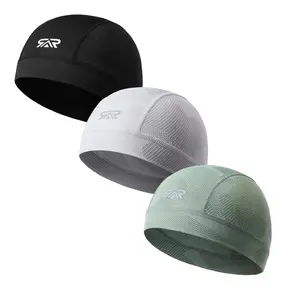 SHINEMEOTH Breathable Mesh Cycling Hat, Non-Fade Cationic Helmet Liner, Moisture Wicking Anti-Slip Skull Cap, Multi-Piece Set, Workout Hat, Sports Outdoor Hats