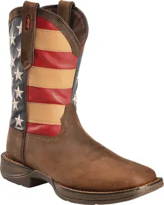 Durango Men's Rebel American Flag Western Boot Broad Square Toe - Db5554