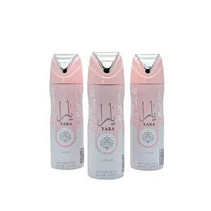 Lattafa Yara 200ml Deo Sprays (Pack of 3) Saver bundle for Womens