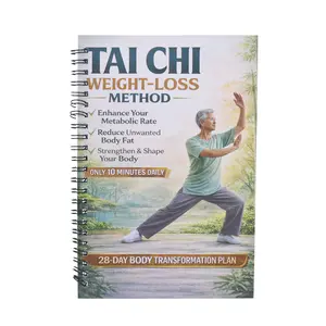 Tai Chi Learning Notebook, Tai Chi Practice Book, Self Improvement Journal, Ideal Gift for Parents, Father's Day Mother's Day Present, Perfect for Beginners