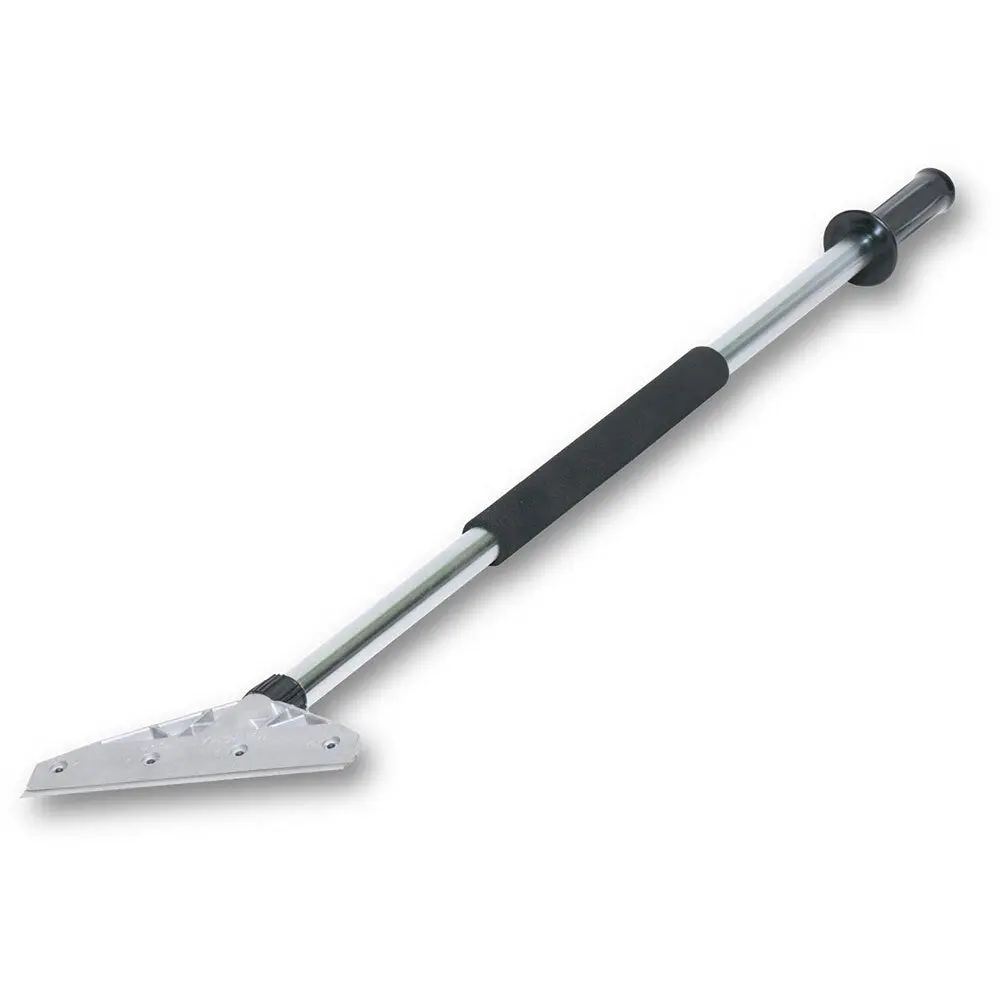 MarshallTown RS8 8" Cast Aluminum Razor Floor Scraper, Adjustable Telescoping Handle (39" to 59")