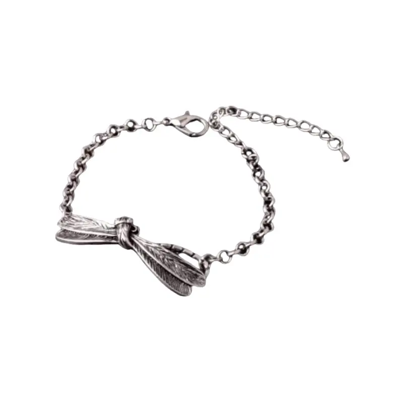 Retro Bohemian dragonfly bracelet, ladies' fashionable pendant and safety chain, multi-functional summer jewelry gift, suitable for daily wear and vacation