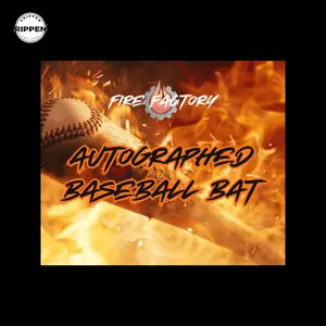 Autographed Baseball Bat - Fire Factory