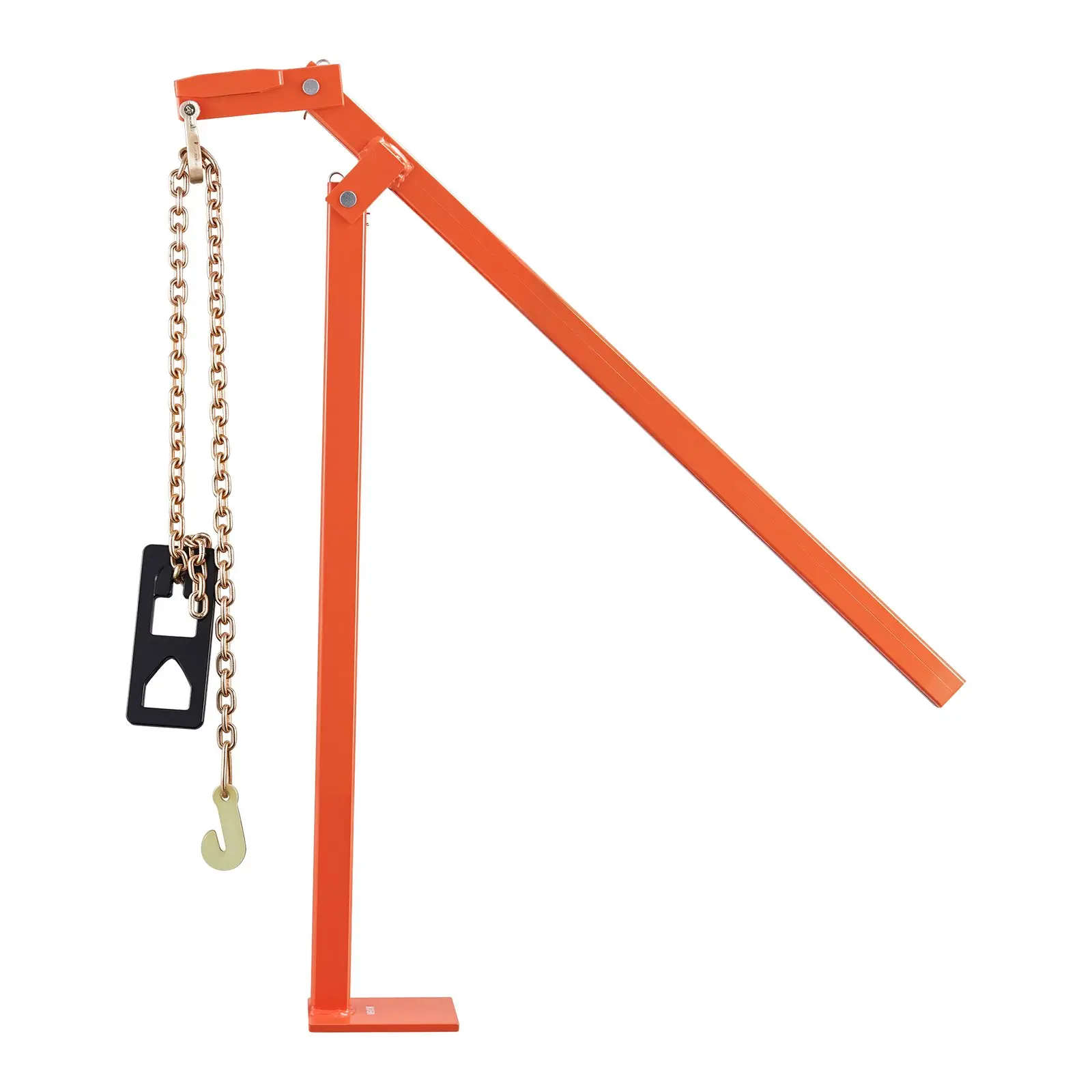 VEVOR Heavy-Duty Carbon Steel Post Puller (by-043-02), 36" Tall 36 inch Lever Pulling Tool, 1102 lbs Capacity, Puller Plate, 47in Chain, Rust Resistant, Effort-Saving, Easy to Use & Store, 22.16 lbs, 37.4x5.91x5.91in, for Metal/Round Fence Posts & Stumps