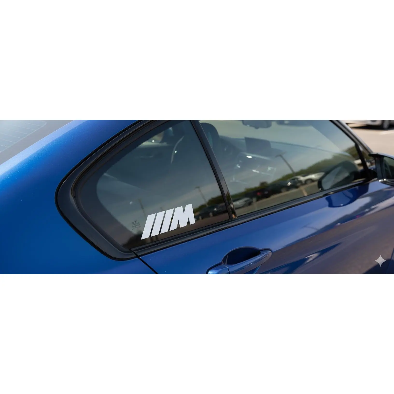 BMW M Sport Style Window Decal | Vinyl Car Sticker for BMW 3 Series, 5 Series, M3, M5