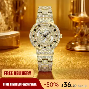 Lucky Dollar Rotating Watch  Fortune Dollar Rotating Watch with Wealth Dial – Luxurious, Unique, Fashionable, Adjustable Strap, Perfect for Daily Wear, Parties & Gifts