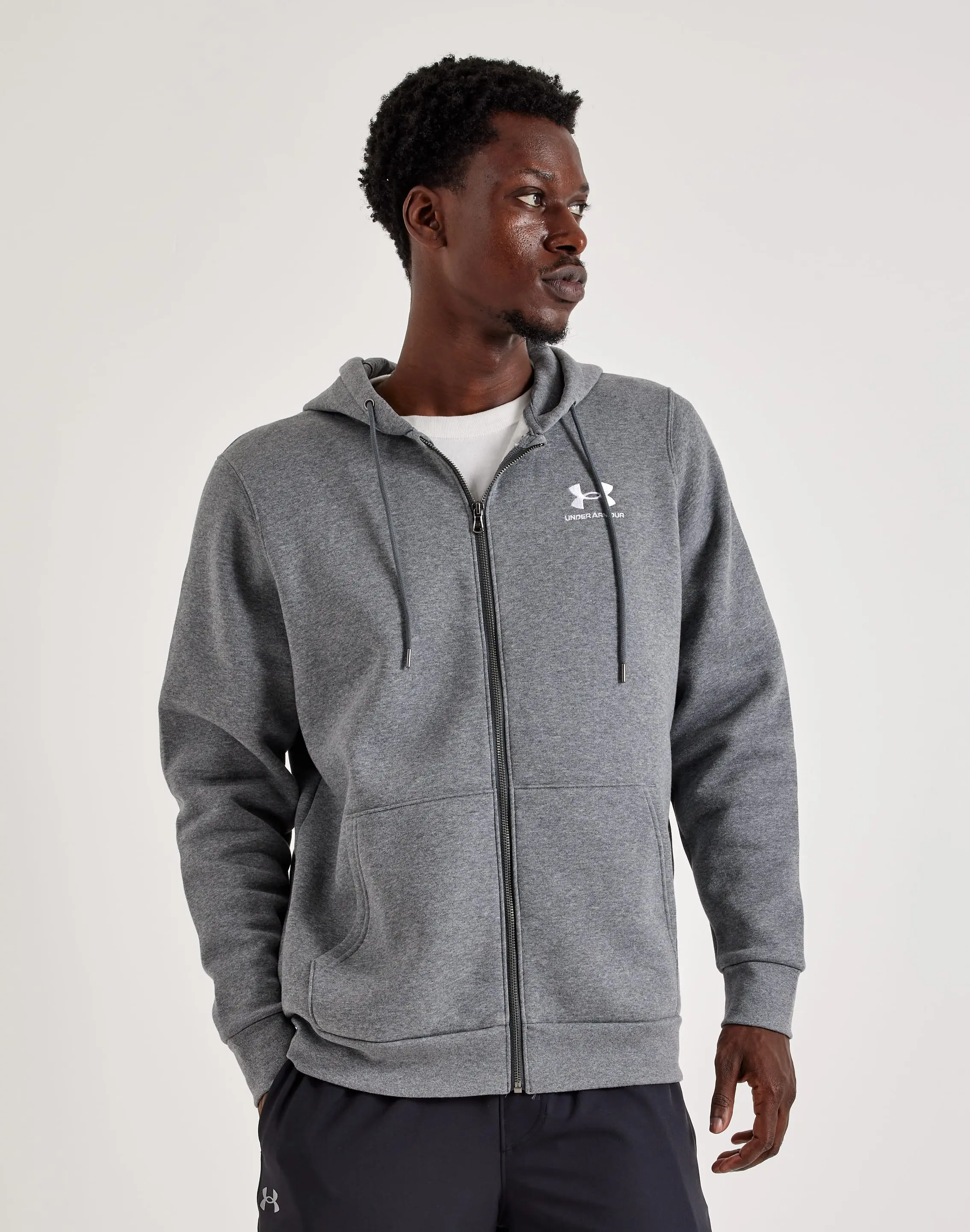 Mens Under Armour Icon Fleece Full-Zip Hoodie