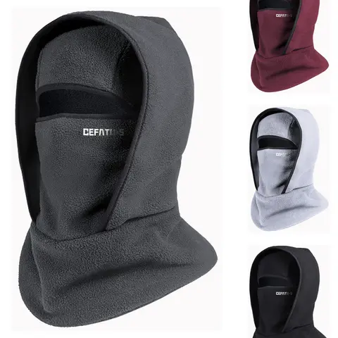 Unisex Fleece Winter Balaclava Ski Mask - Warm, Anti-Haze, Windproof, Thick, Snug Fit Full Face Cover for Cycling, Sports & Outdoor Use, Balaclava Face Covers & Mask