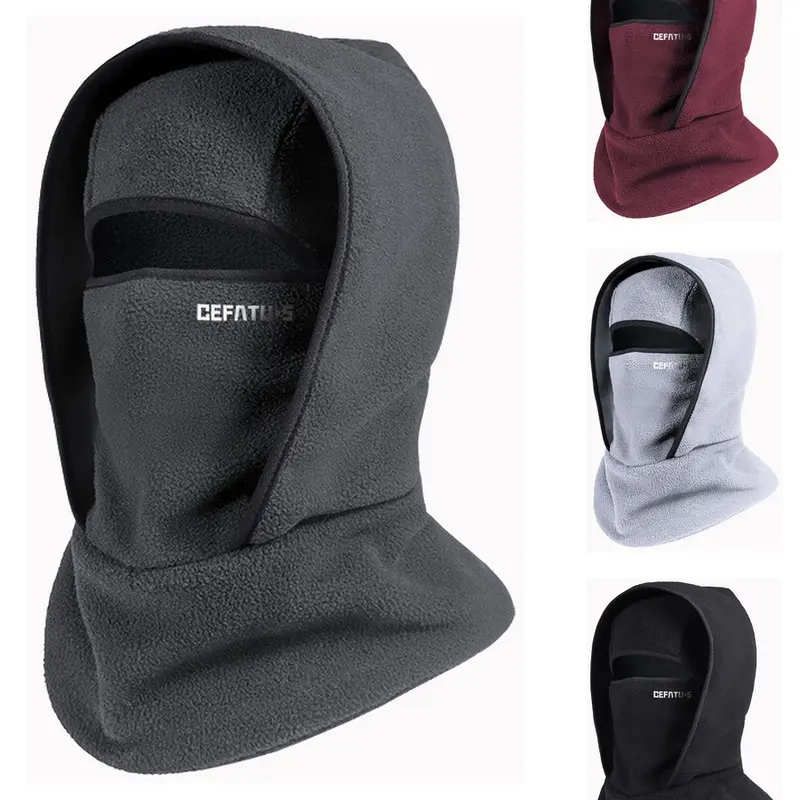Unisex Fleece Winter Balaclava Ski Mask - Warm, Anti-Haze, Windproof, Thick, Snug Fit Full Face Cover for Cycling, Sports & Outdoor Use, Balaclava Face Covers & Mask