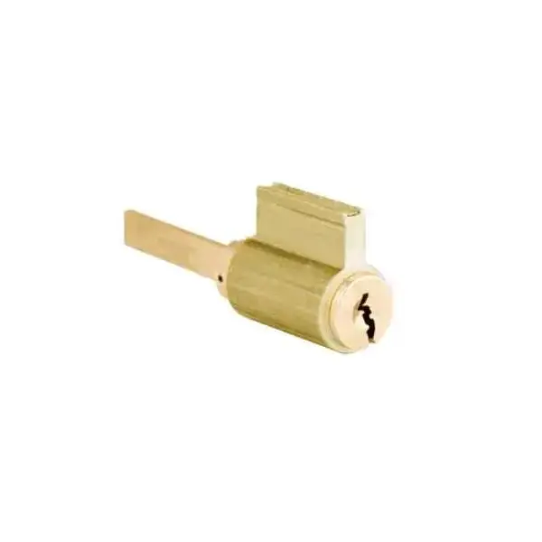 ASSA Abloy Accentra 1802SH606 High-Performance Door Lock Cylinder - 6 Pin, Single Section, SH Keyway, 1.69 in, Commercial Institutional Use, Key-in Levers, AU5400LN US4 606 Satin Brass, for Key Blanks & Keyways, Streamlined Digital Access Control