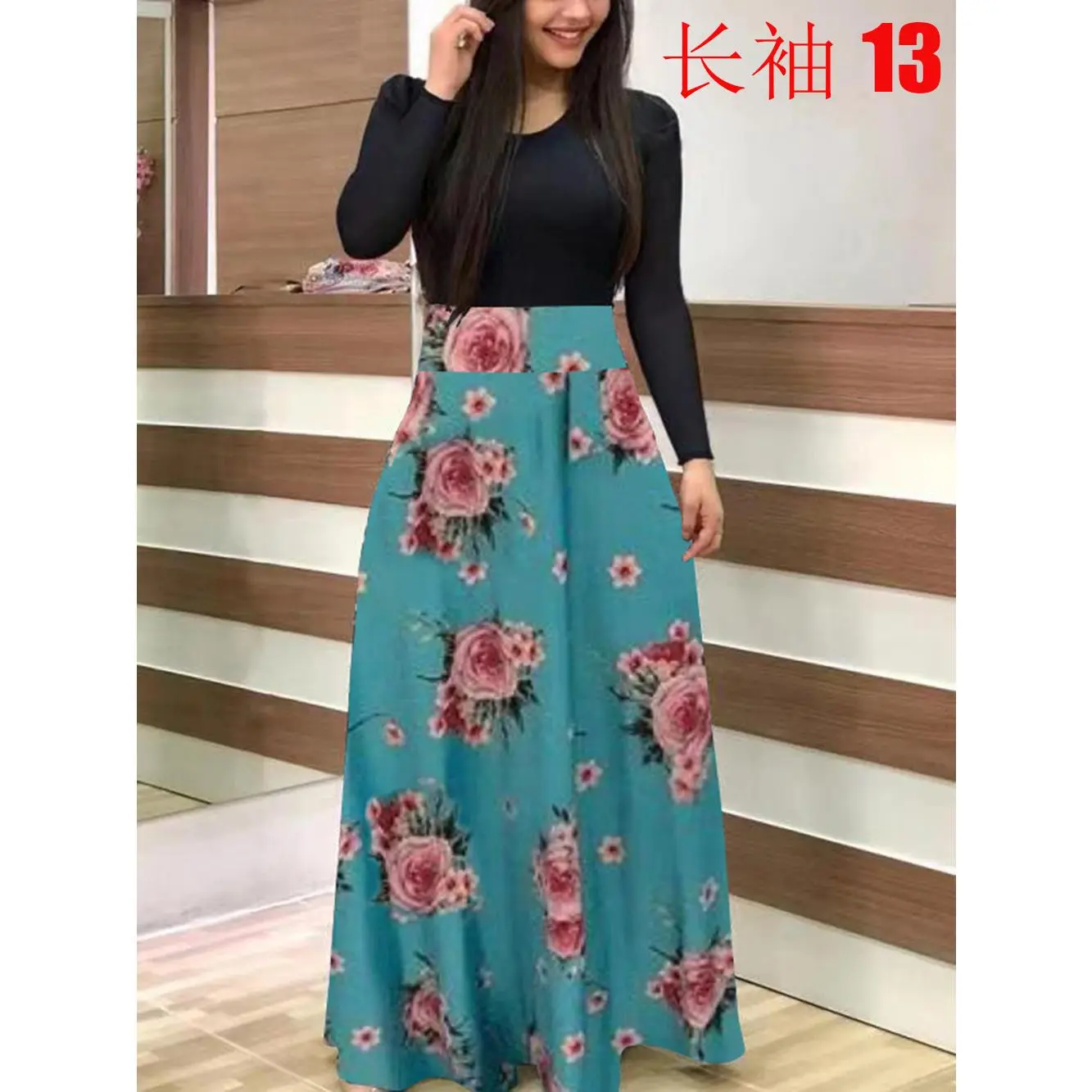 13 long sleeved light green 8888A