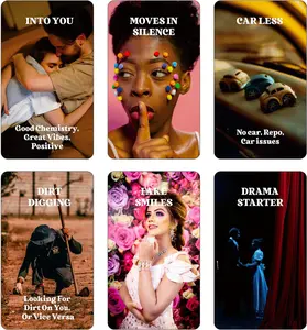 What's The Tea Oracle: Gossip and fun oracle card deck- 80 Card set, Get the tea on the situation, love readings, oracle readings, tarot reading, psychic, tarot card deck, unique tarot