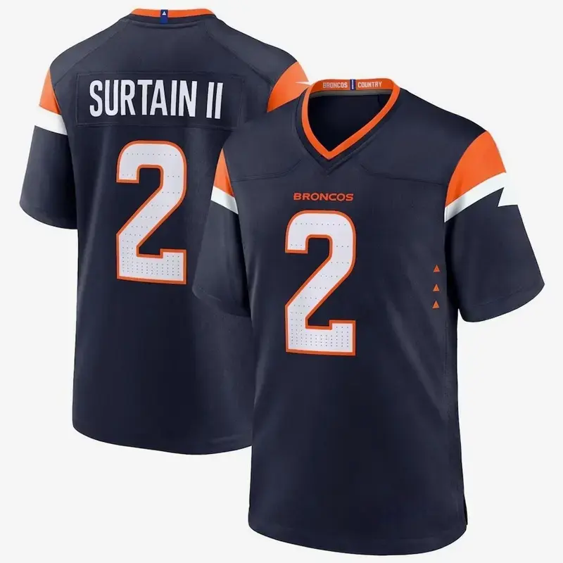 Mens #2 Football Jersey – Player Inspired by #Surtain, Fan Edition Game Day Top
