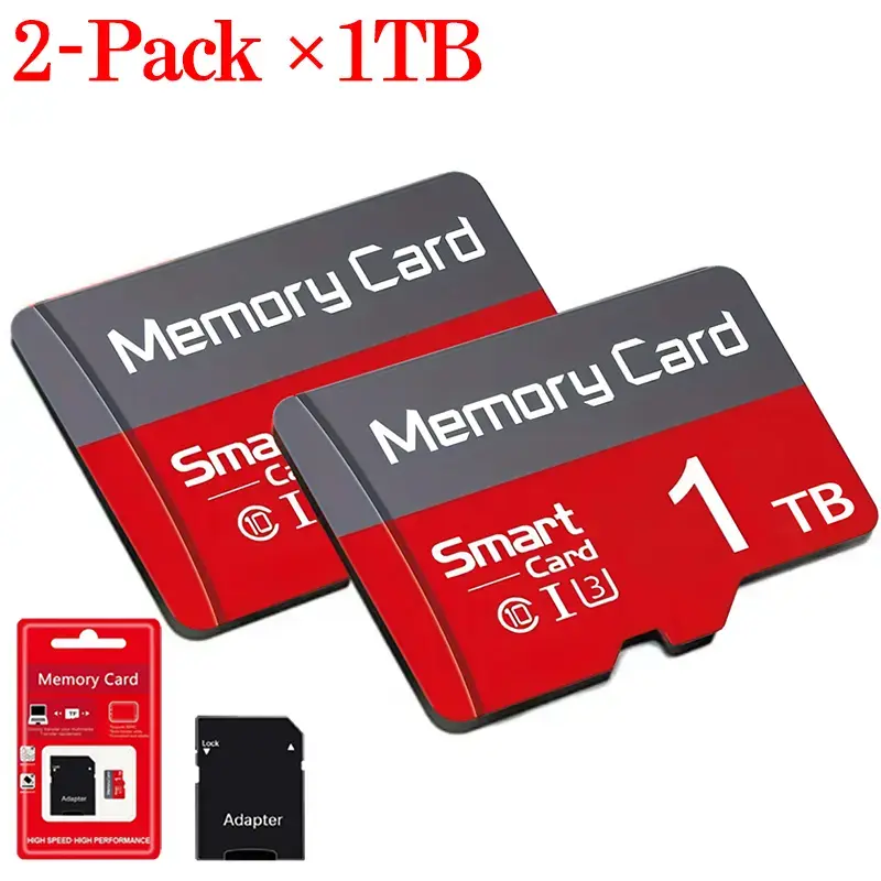 1TB Micro SD Memory Cards (Pack of 2) - Multi-Device TF Flash Memory Card Set for Phones, Cameras, Microsd 1TB Micro SD Memory Cards (Pack of 2) - Multi-Device TF Flash Memory Card Set for Phones, Cameras, Microsd