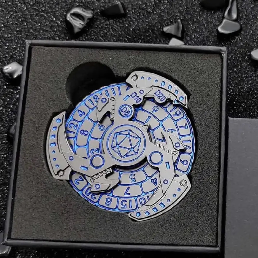7-in -1 Metal DND DICE SPINNER