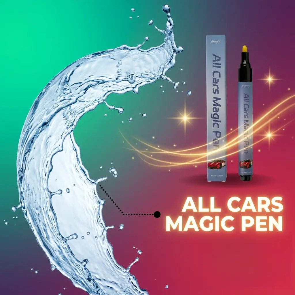 2Pcs All Cars Magic Pen-All Cars Magic Pen for Car Scratches,Car Scratch Repair Pen Set,Quick Fix for Scratches and Paint Damage,Fits All Car Colors