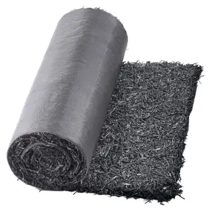 VEVOR Rubber Mulch for Landscaping, 4 Rolls Recycled Rubber Mulch Mat 120x 4.5 in, Permanent Rubber Pathway, Natural - Looking Black Mulch Garden Edging for Plants, Vegetables Flower Garden BarrierVEVOR Super Brand Day