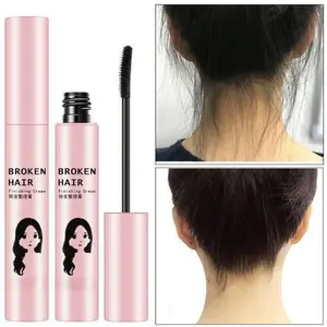Broken Hair Finishing Cream Stick Anti-Frizz Hair Gel Styling Stick Smooths Lightweight Portable for On-The-Go Use Natural Moisturizing Jojoba Grease Wax grease based hair clay based curl cream based sea salt spray lace melting spray