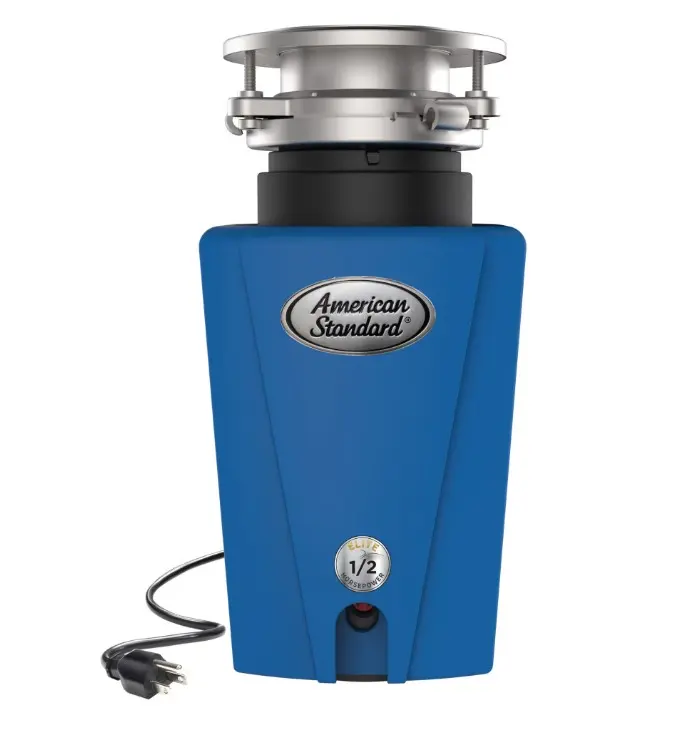 American Standard Elite ASE50 1/2 HP Continuous Feed Kitchen Garbage Disposal with Power Cord