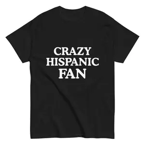 Funny Hispanic Fan Shirt, Latino Sports Fan Tee, Unisex Cotton T-Shirt
