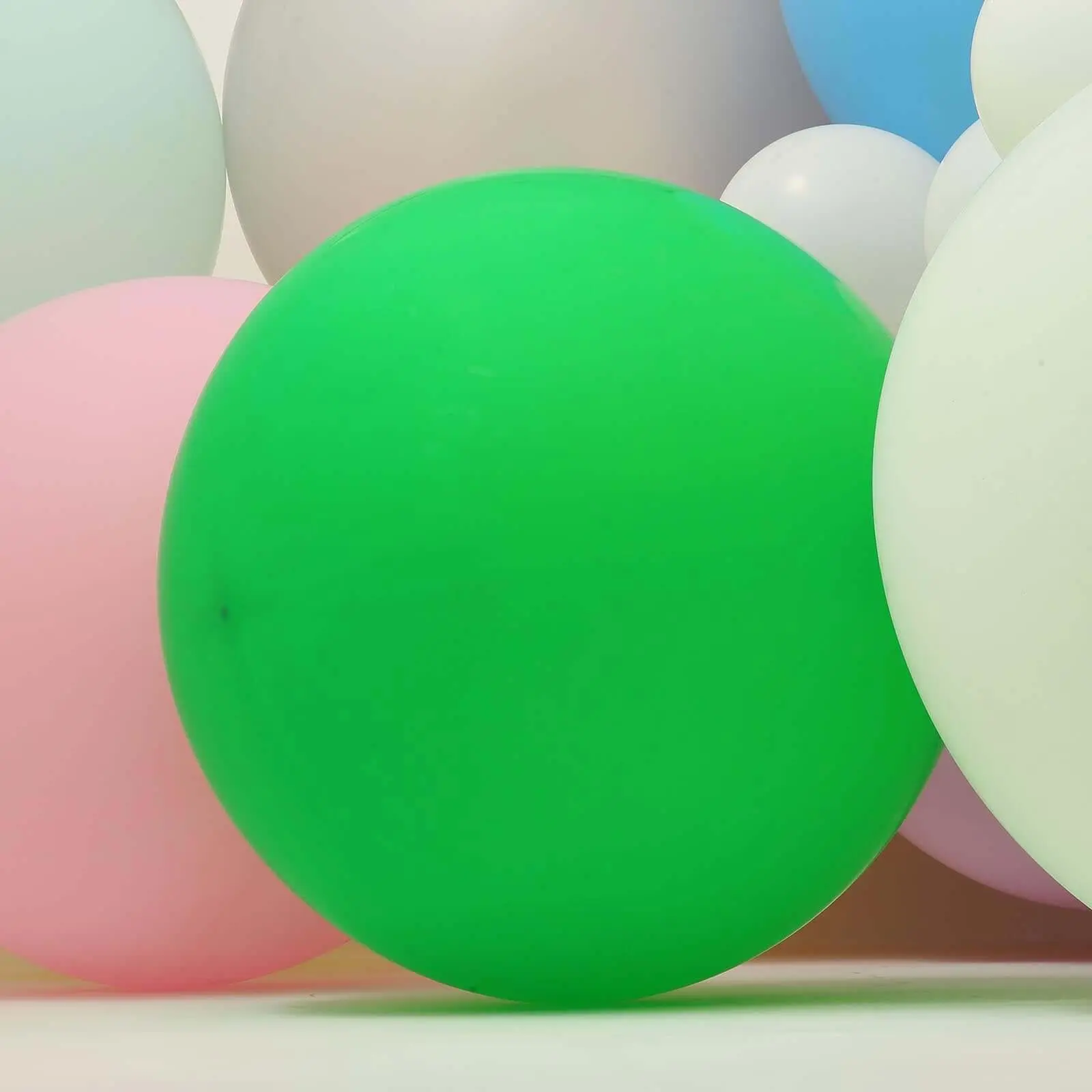 32" Premium Matte Green Latex Balloons, 2-Pack, Helium or Air Inflatable, for Wedding Festive Party Supplies, Balloon Garland, Two-Pack