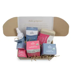 Earth Mama Postpartum Recovery Collection – 7-Piece Postpartum Care Kit for New Moms – Hospital Bag Essentials Gift Set