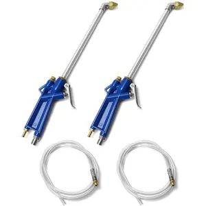2 Set Air Blow Gun Pneumatic Engine Cleaning Gun with 4Ft Hose, Cleaning Degreaser Sprayer Tool