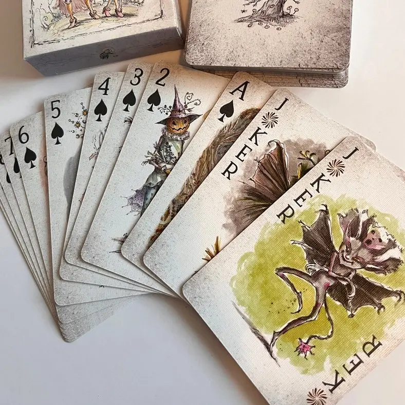 Halloween Dreams Playing Cards | Illustrated Deck | Halloween | gift for witches, occult home decor, spooky season gift