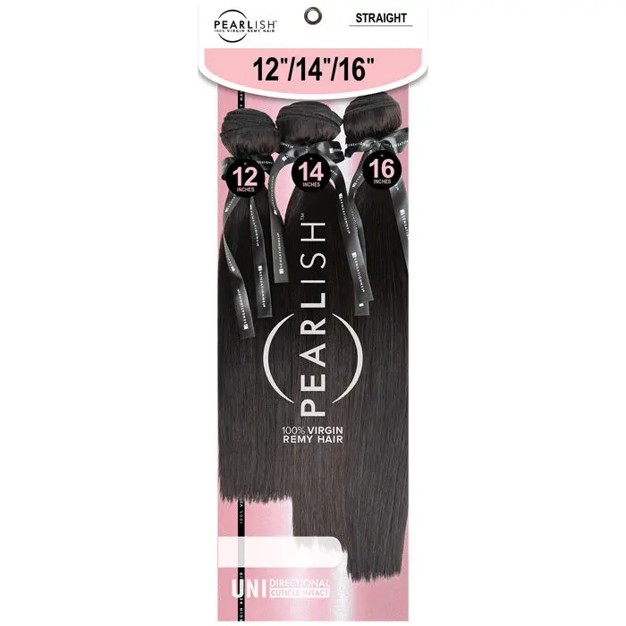 Sensationnel Pearlish 100% Virgin Remy Hair Weave - STRAIGHT (MULTI)