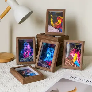 Natural Healing Health Energy Gem, Zodiac Pixiv Seven Chakra Photo Frame, Home & Desk Decor, Unique Gift Idea, Enhance Your Space