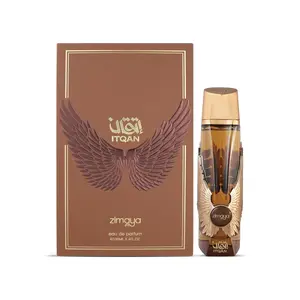 Afnan Zimaya Itqan Gold Eau de Parfum Spray - 3.4 oz Spray Bottle, Unisex Floral Fragrance with Passion Fruit & Exotic Oud, Bold Aroma for Beauty & Personal Care