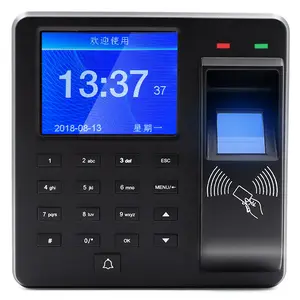 Attendance fingerprint access control all-in-one machine, fingerprint recognition, Chinese and English version, smart ID card, simple access control