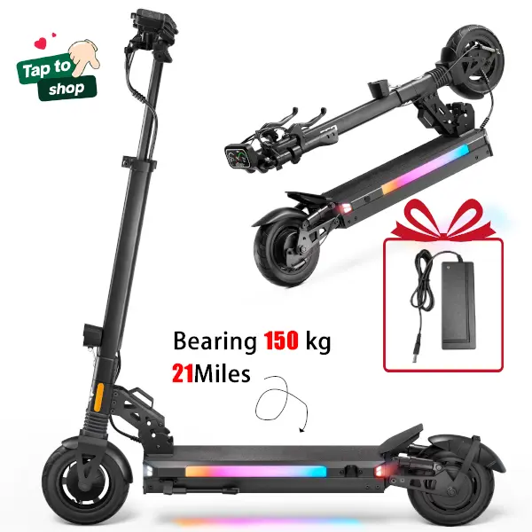 【Glide E-Easy】Summervibes GS4 High-End Fast Foldable Electric Commuting Scooter - 3s Fold & Go, 28/19MPH Top Speed, 1000W/800W/500W Motor, 37/32/22 Mi Range, APP Control, Dual Suspension, Dual Braking, Mid Display Shows Speed & Alerts, Portable