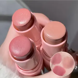 Super cost-effective 3-in-1 blush stick Cosmetics, waterproof, sweat-proof and brightening, Flawless, natural matte nude makeup, suitable for all skin tones, a must for daily makeup, the first choice for Valentine's Day, Christmas and Mother's Day gifts