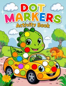 Dot Markers Activity Book: Fun and Easy Dot Marker Coloring Book for Toddlers and Preschoolers