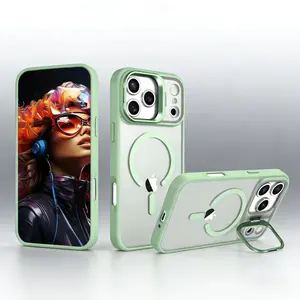 Magnetic Case Designed for iPhone 17 Pro Max Compatible with MagSafe Adjustable Stand Military Grade Protection Rugged Shockproof Cover for iPhone 17 Pro Max 6.9 inch