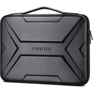 MOSISO Laptop Case 15.6 inch, 15-16 inch Laptop Sleeve Compatible with MacBook Pro 16 / Air 15, HP Acer Dell Lenovo ASUS,Artistic Geometric EVA Carrying Case Hard Shell with Handle