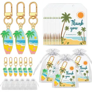 10 Set Nautical Theme Party Souvenirs, Airship Keychain Party Souvenirs, Wedding Souvenirs, Ocean Wedding Tags, Vacation Gift