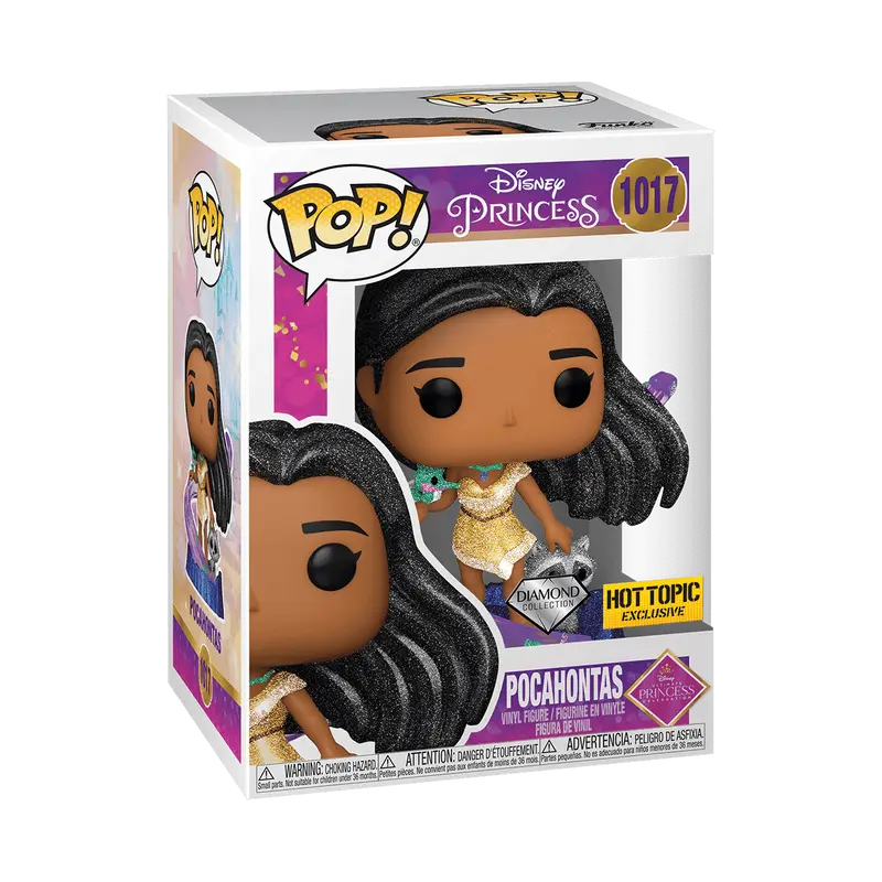 Funko Pop! Disney - Pocahontas (Diamond) #1017 Exclusive (Sticker may vary) Collectible Pop Vinyl Figure