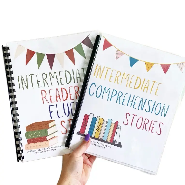 Intermediate BUNDLE. Intermediate fluency and intermediate comprehension bundle of both books. For 3rd and 4th grade