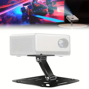 Foldable Desktop Stand for Projector, Projector Mount, Desk, Wall and Ceiling Mount, Wth Tilt Angle Adjustable Small Bracket for Android Mini Projector, Portable
