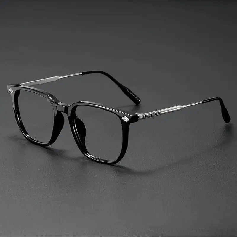 Ultra-light TR90 Blue Light Glasses, Trendy Square Frame, Eye Fatigue Relief, Suitable for Parties & Outdoor Sports, Ideal as Mens Gifts,summerwins