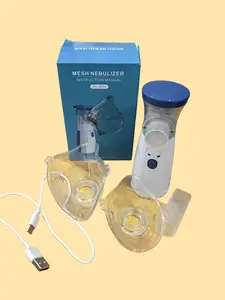 Portable Mesh Nebulizer Handheld Mini Inhaler Machine Two Power Modes Quiet Atomizer for Adults Kids Home Travel Use