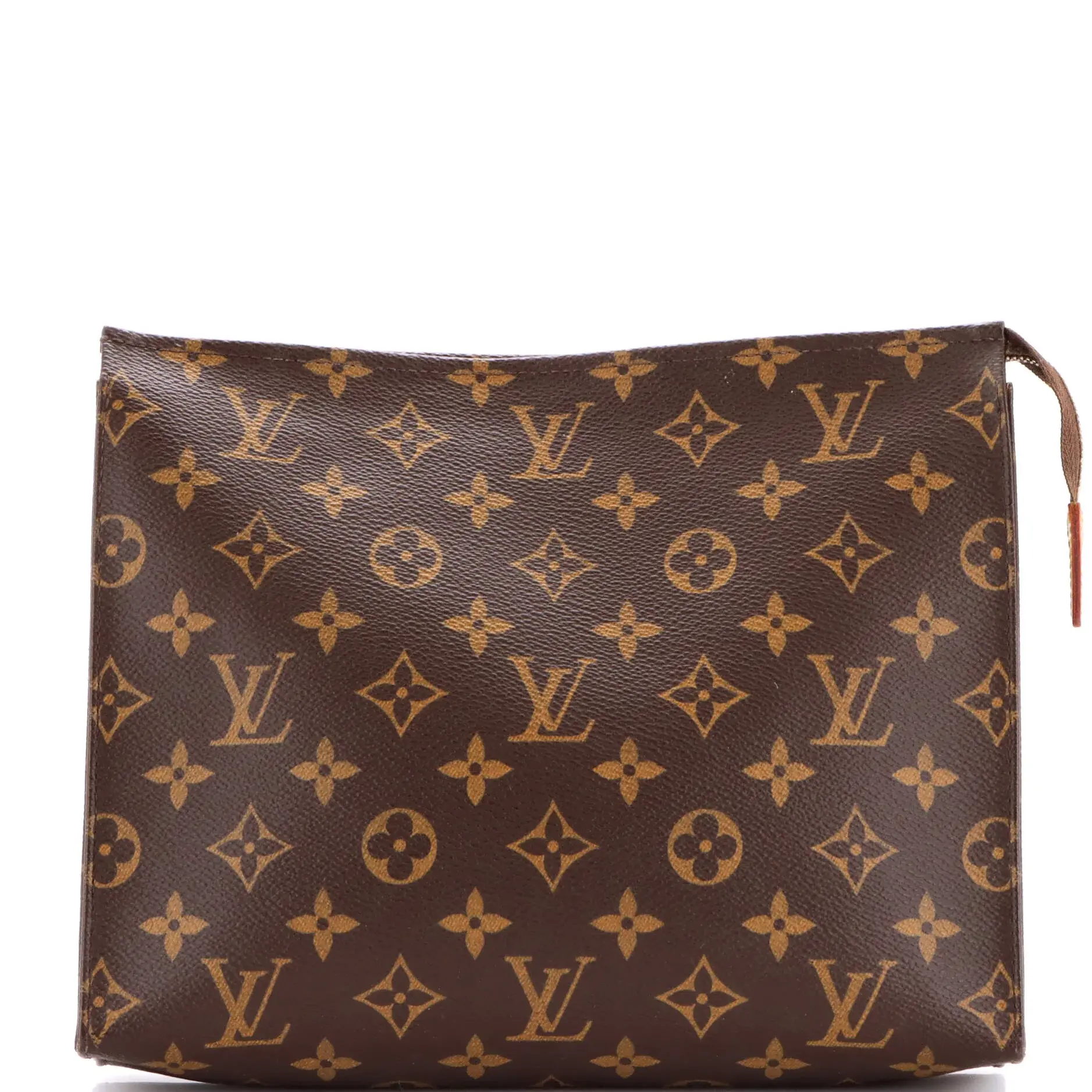 Pre-owned Louis Vuitton Canvas Coated Clutches & Wristlets Toiletry Pouch Monogram Canvas 26 by Rebag
