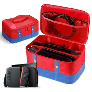 Large Portable Protective Case for Nintendo Switch 2 Console Controller, Travel Storage Bag with 10 Game Card Slots, Portable Organizer, Storage Carrying Bag, Storage Pouch, Waterproof Shockproof Game Accessories