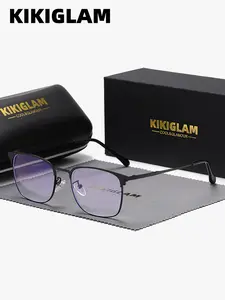 Unisex Fashion Casual Full-frame Glasses, Anti-blue Light Glasses, Plano Lenses Eyeglasses for Work, Daily Clothing Decor, Perfect for Student Daily Use, Bluelight Fashion Glasses