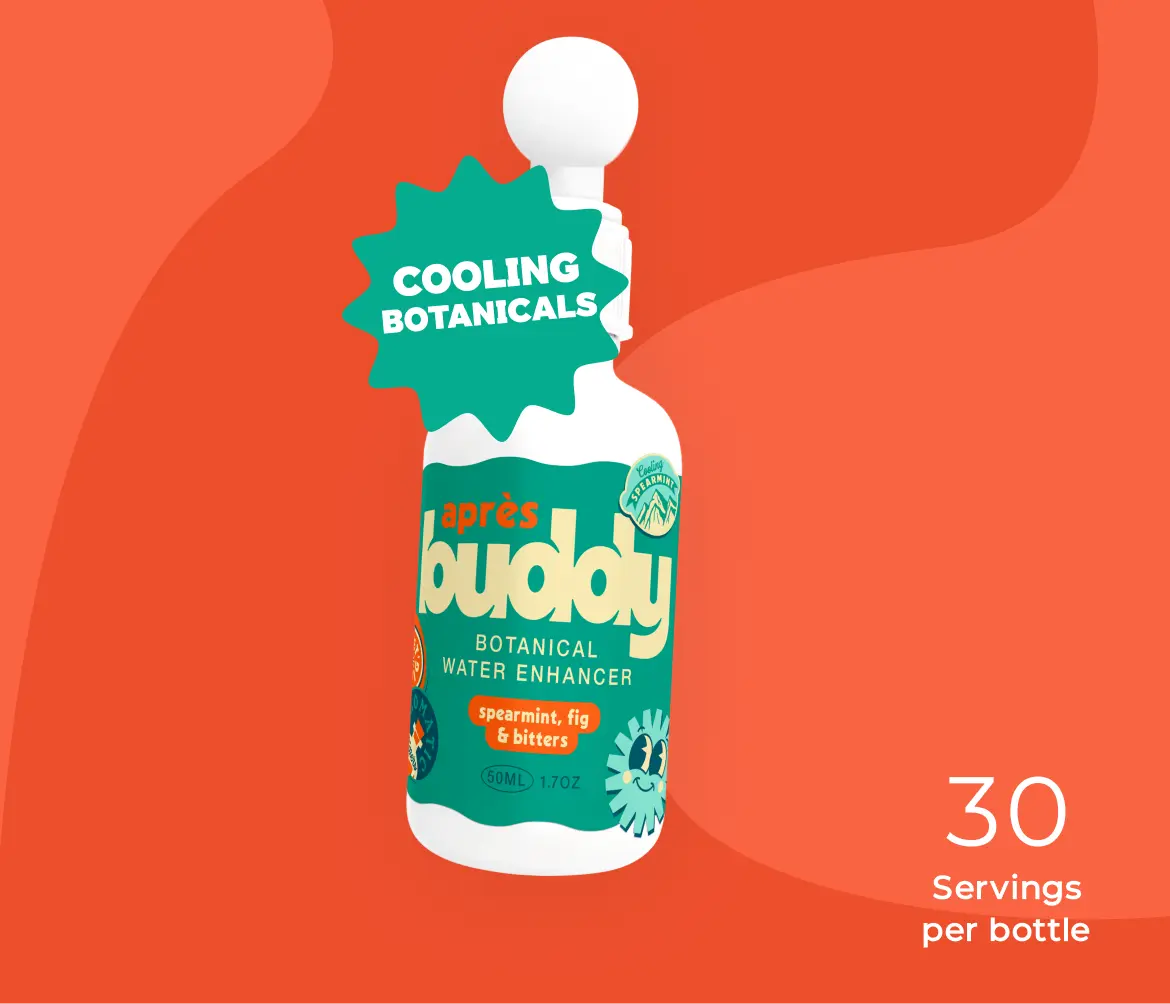 Après Buddy- Cooling Botanicals Water Enhancer Flavor Drops, 30 Servings